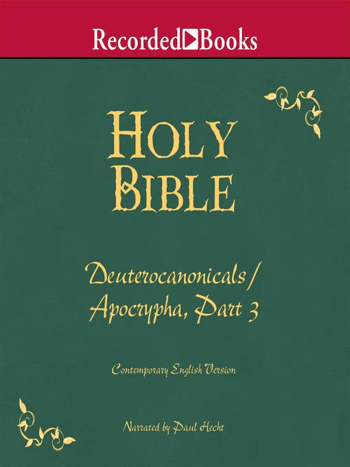Title details for Part 3, Holy Bible Deuterocanonicals/Apocrypha-Volume 20 by Various - Available